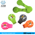 Lazy silicone magnetic mobile phone car holder